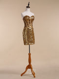 Shining Short Prom Dresses / Cocktail Dress With Rhinestones
