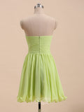 Beading Chiffon Beaded Short Prom Dresses / Cocktail Dresses