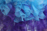Luxurious Organza Sweetheart Sleeveless Beaded Quinceanera Dresses / Ball Gown Prom Dresses