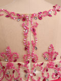 Sleeveless High Neck Long Chiffon Prom Dresses