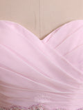 Sweetheart Organza Beading Ruffles Mermaid Wedding Dress