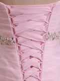 Sweetheart Organza Beading Ruffles Mermaid Wedding Dress