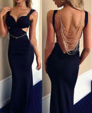 Trumpet/Mermaid Sweetheart Sleeveless Long Jersey Prom Dresses