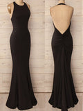 Trumpet/Mermaid Halter Sleeveless Long Spandex Prom Dresses