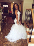 Trumpet/Mermaid Sweetheart Long Satin Prom Formal Evening Dresses