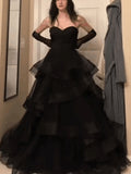 Ball Gown Sweetheart Floor-Length Long Prom Dress